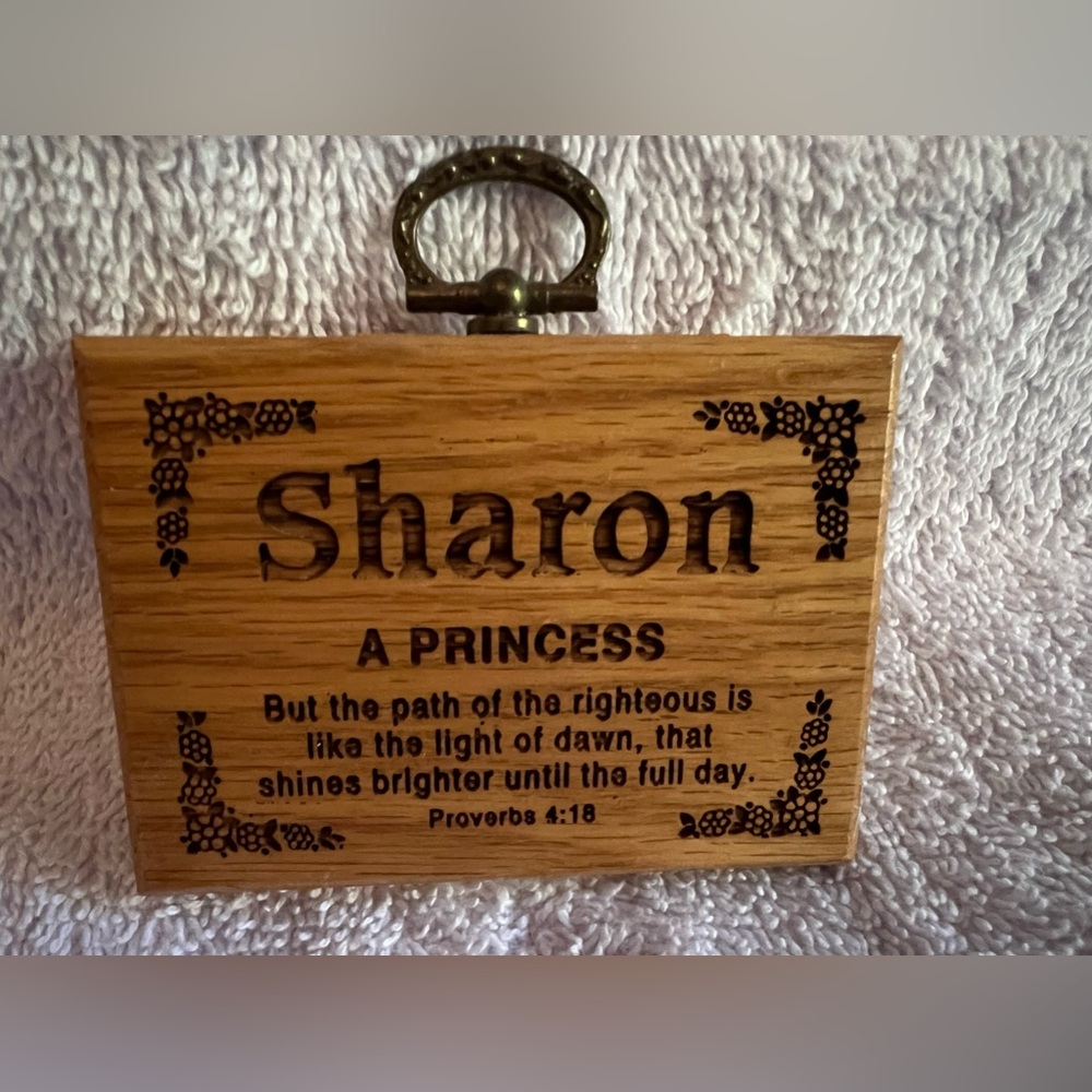 Vintage - “Sharon” plaque - Northwestern Products, Minneapolis, Minn